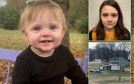 Bé gái 15 tháng tuổi mất tích được 1 tháng trước khi thi thể được tìm thấy trong mảnh đất của gia đình nhà ngoại